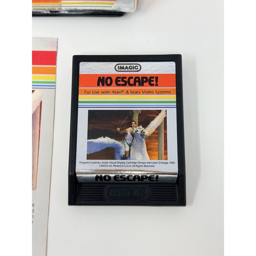 No Escape Atari 2600 1982 Complete CIB Tested - Picture 7 of 8